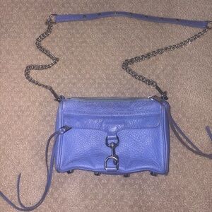 Rebecca Minkoff Blue Leather Chain Strap Bag